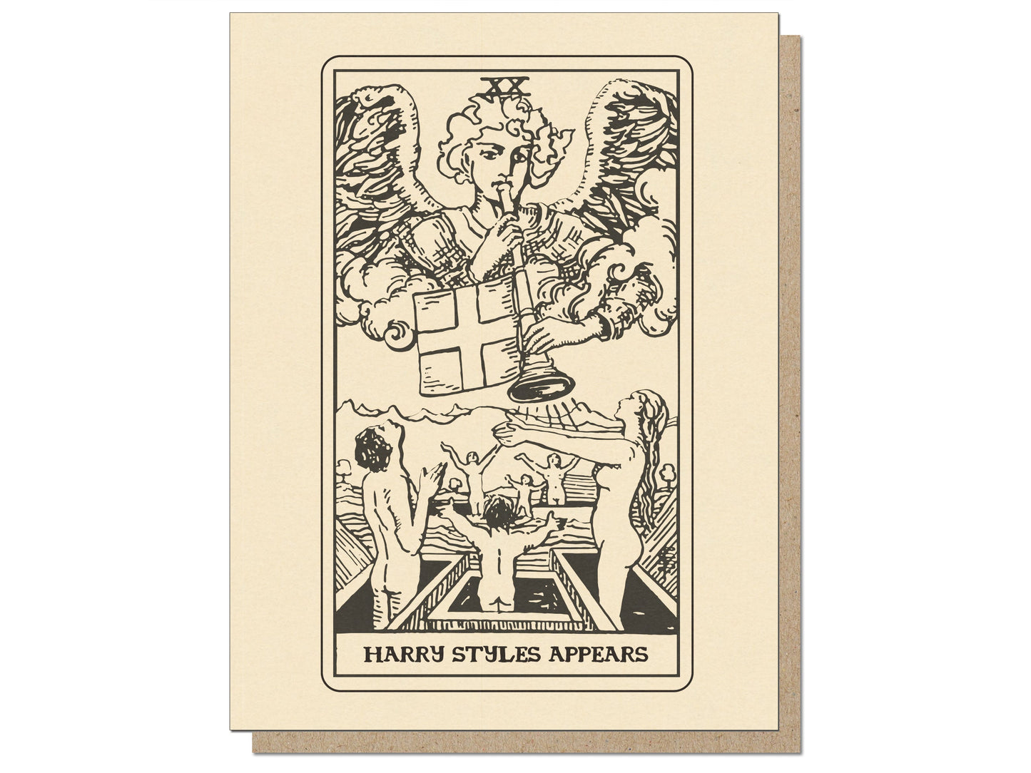 Harry Styles Tarot Greeting Card