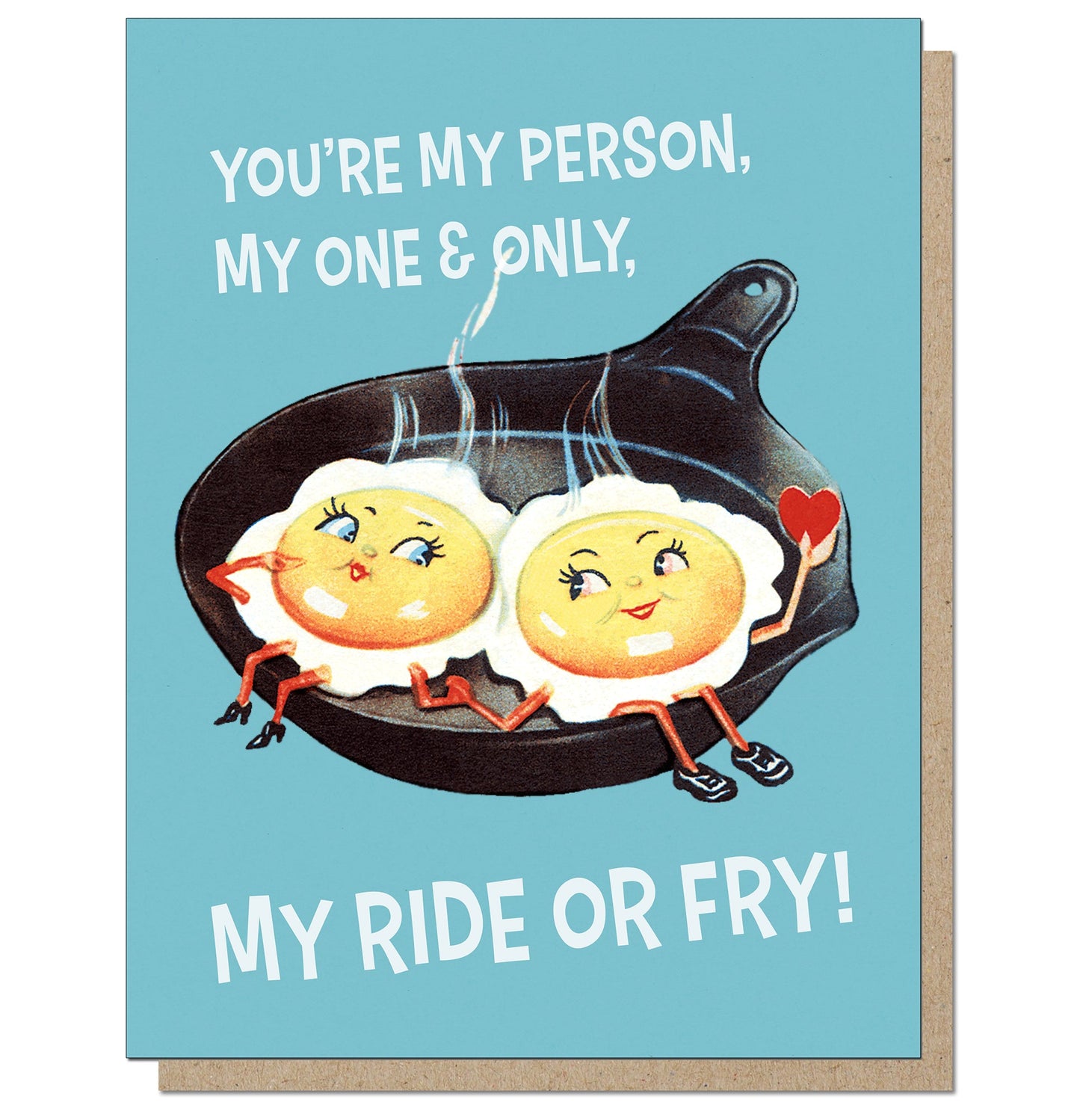Ride or Fry Romantic Card