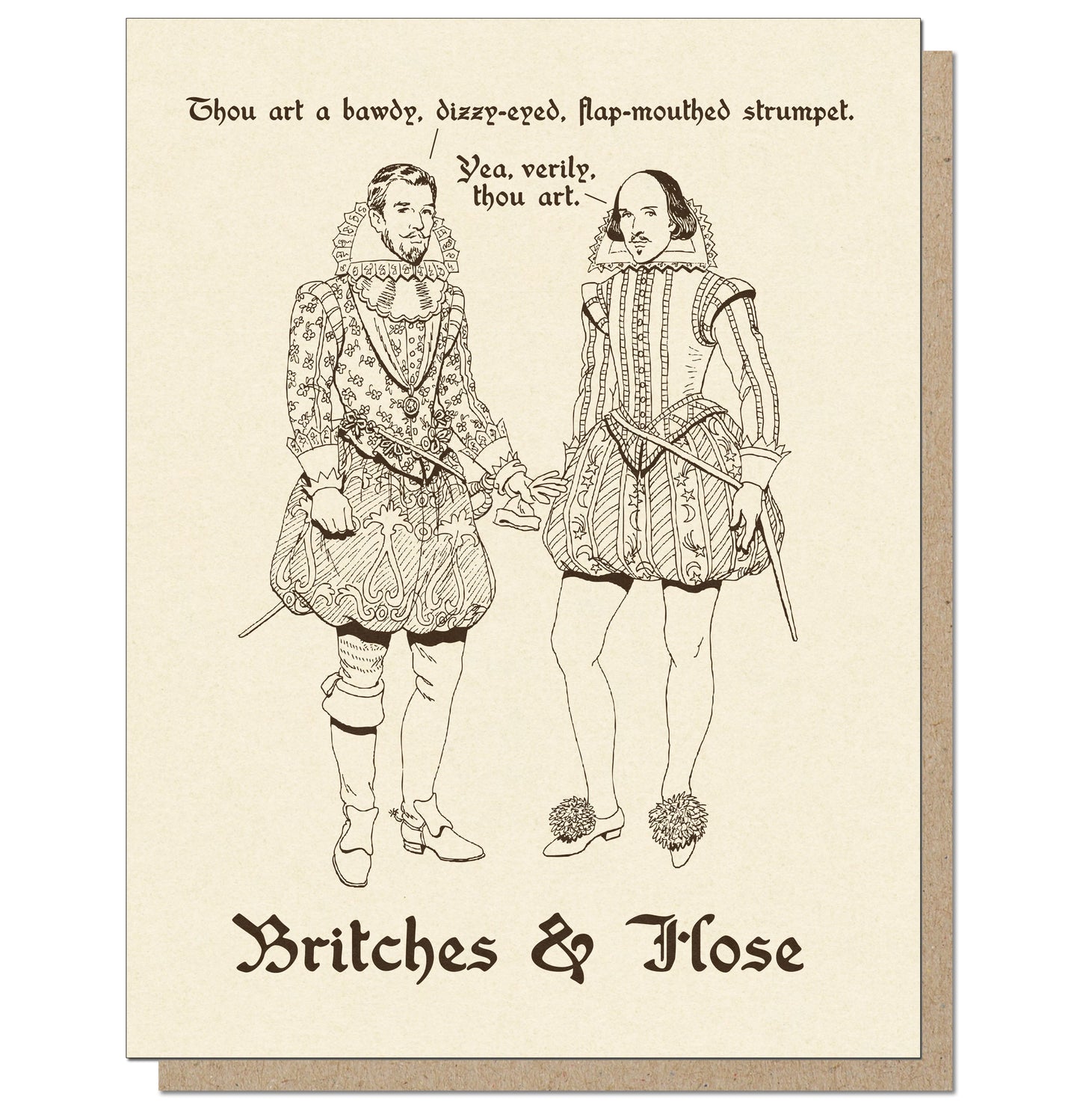 Britches & Hose. Series Original. Greeting Card
