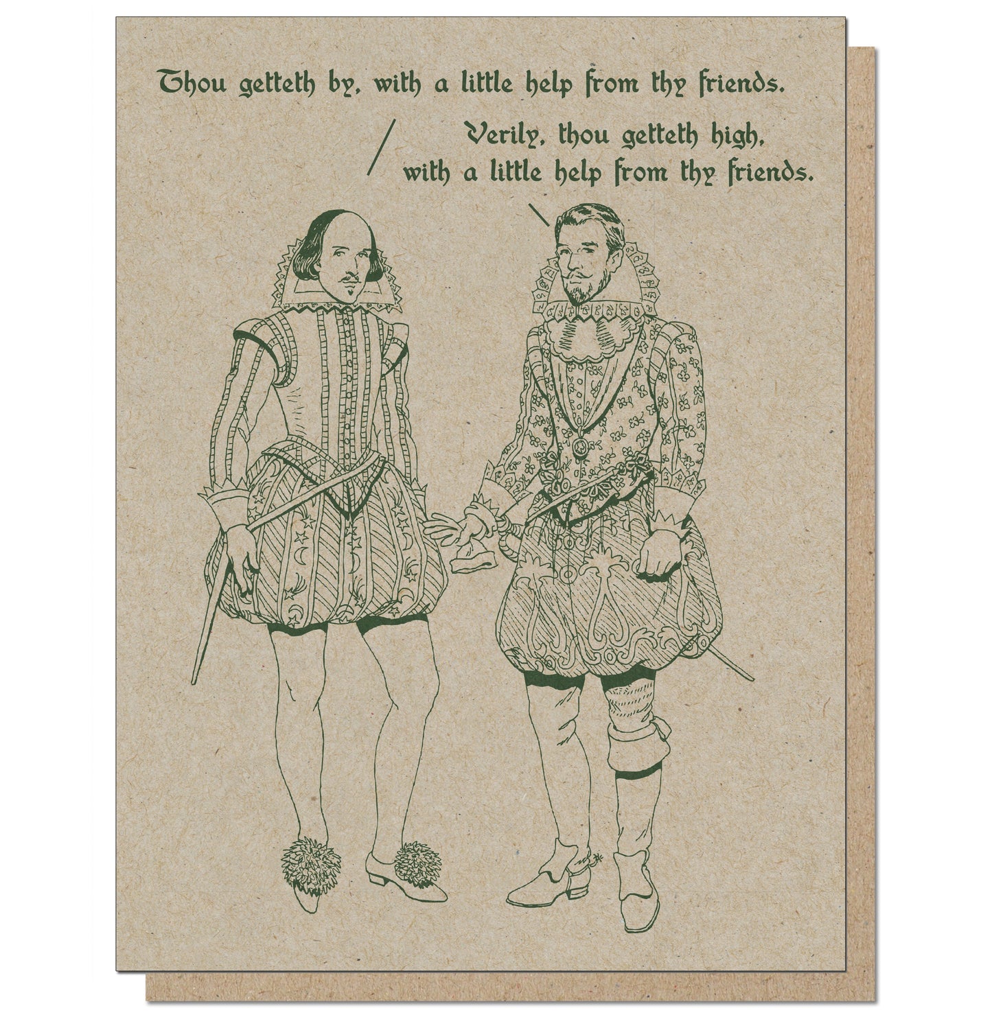 High With a Little Help - Britches and Hose Greeting Card