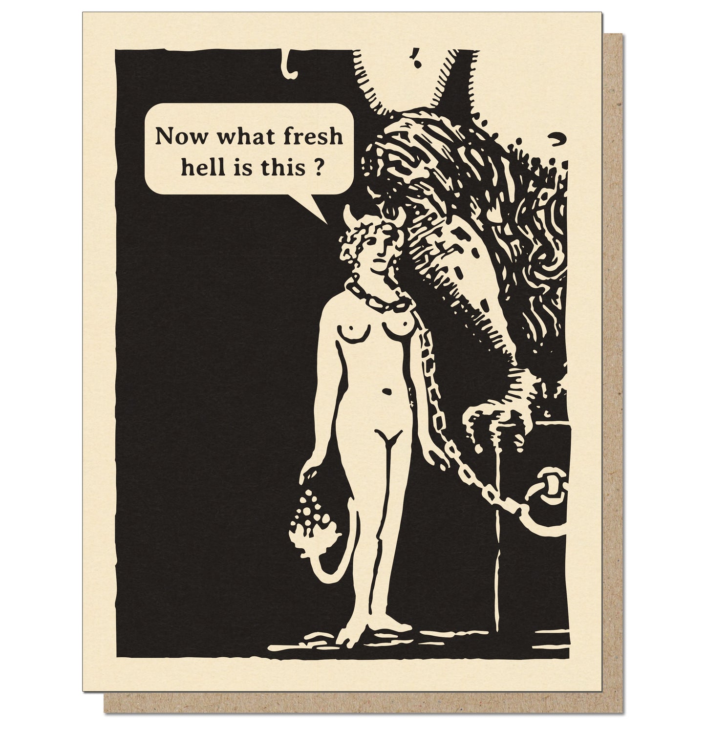 Fresh Hell Tarot Any Occasion Greeting Card