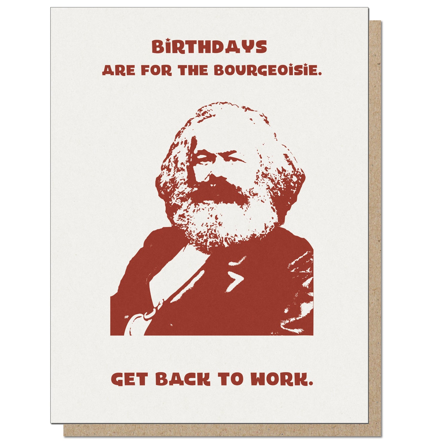 Marx Birthday Greeting Card