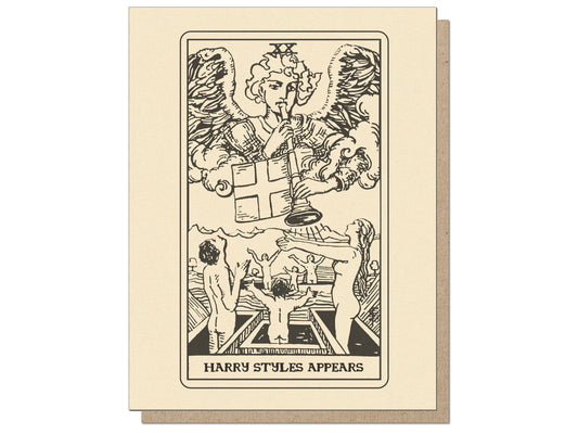 Harry Styles Tarot Greeting Card