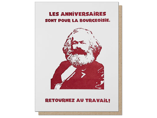 Marx Birthday Language Edition Card