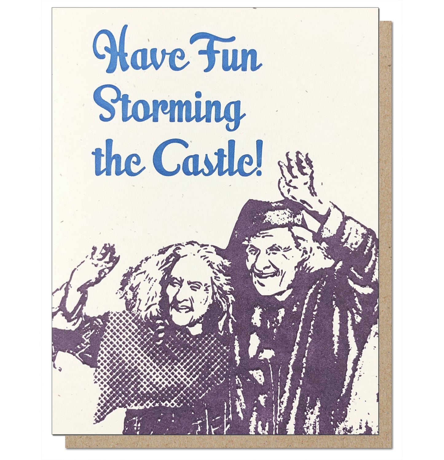 Storming the Castle Greeting Card